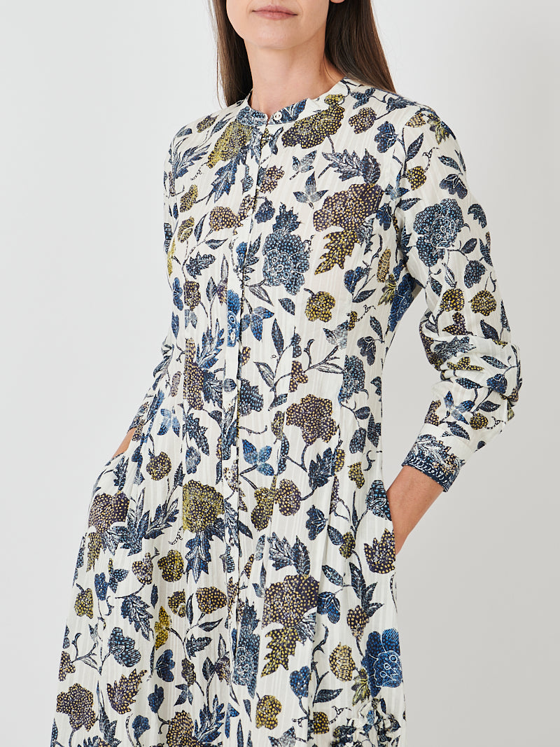 Ulla Johnson Laurentine Long Sleeve Dress in Porcelain