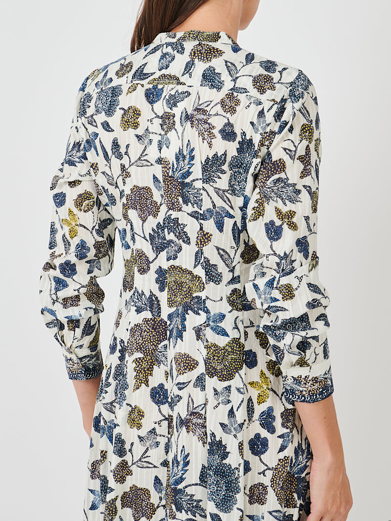 Ulla Johnson Laurentine Long Sleeve Dress in Porcelain