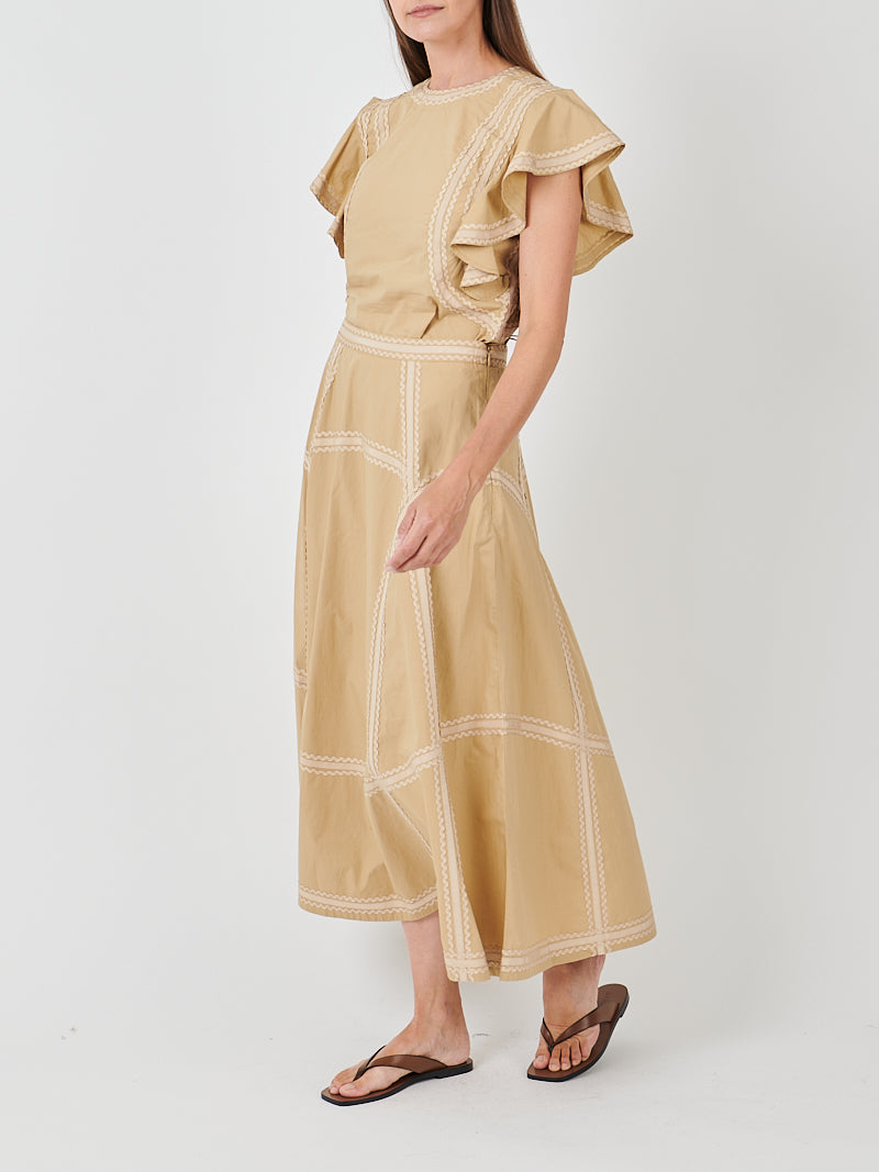 Ulla Johnson Norah Skirt in Sand