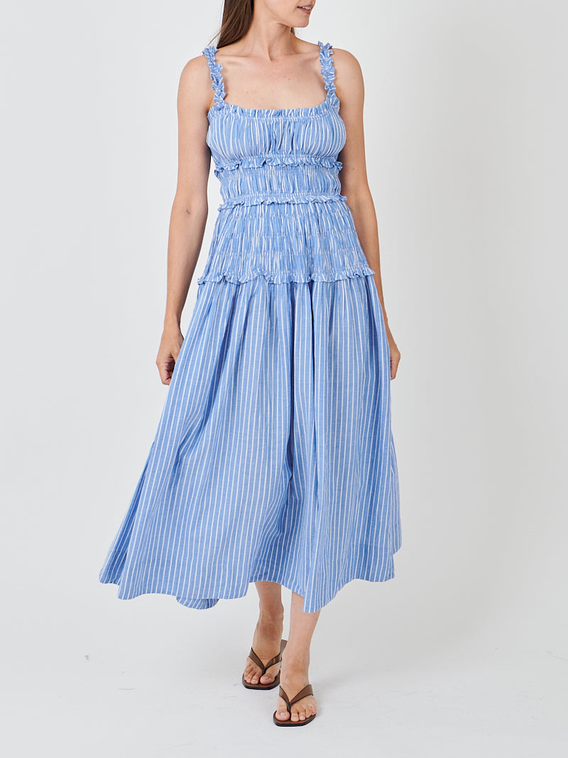 Doen Marianne Dress in Deauville Stripe