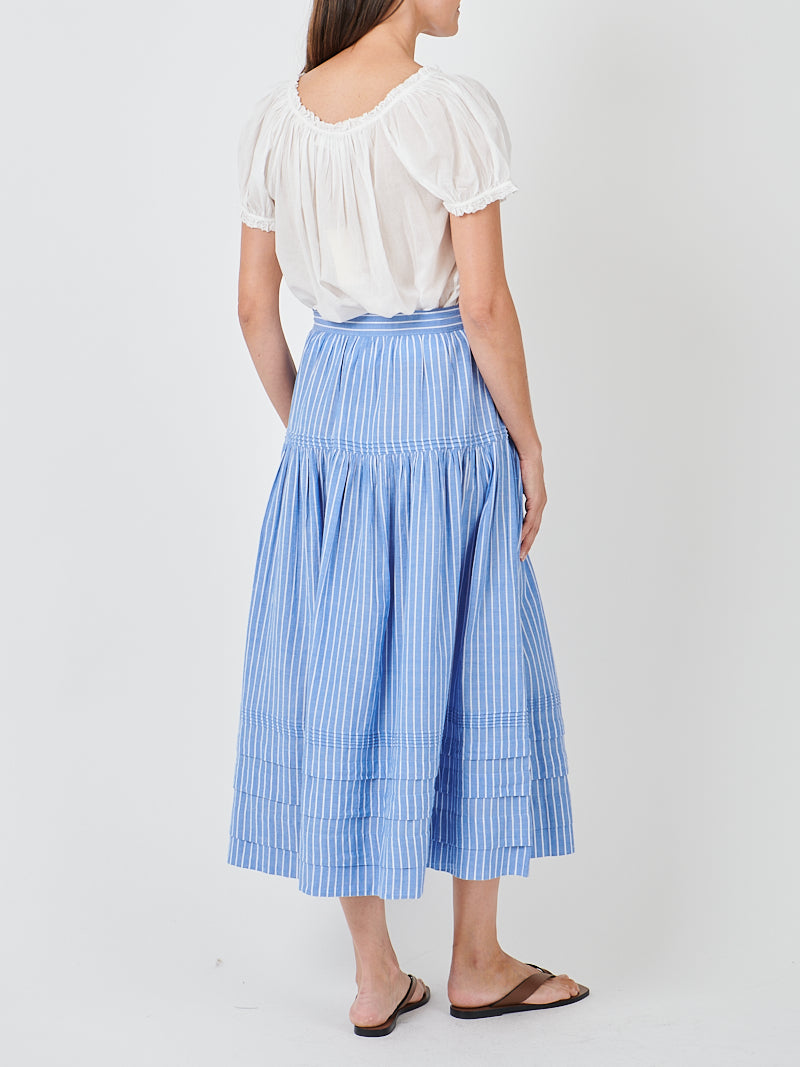 Sebastiane Skirt in Deauville Stripe