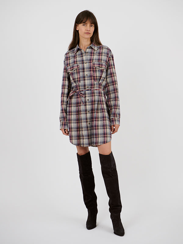Isabel Marant Etoile Liliane Dress in Blue