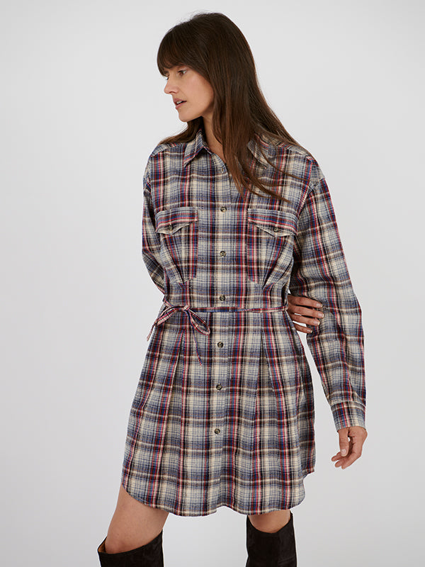Isabel Marant Etoile Liliane Dress in Blue
