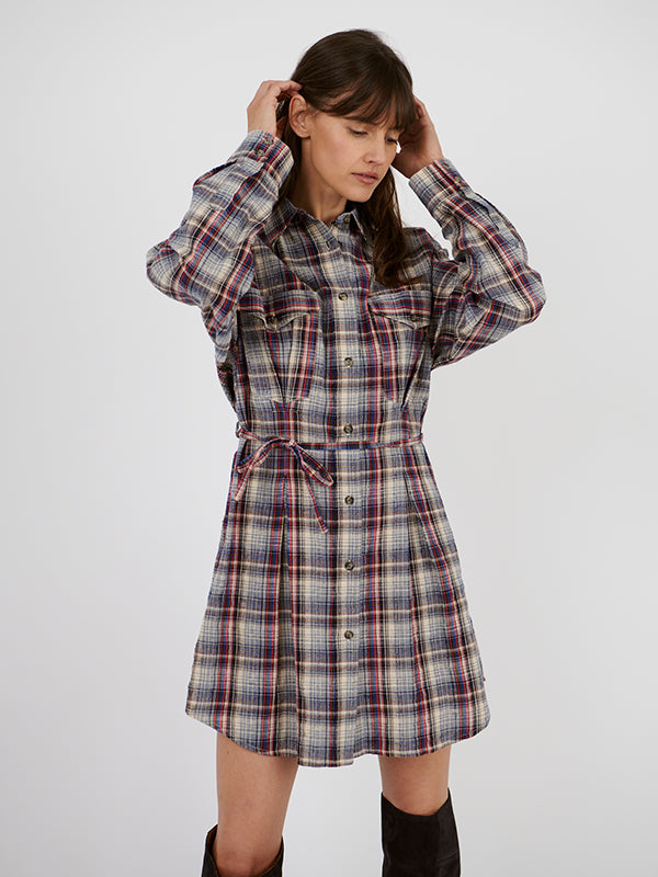 Isabel Marant Etoile Liliane Dress in Blue