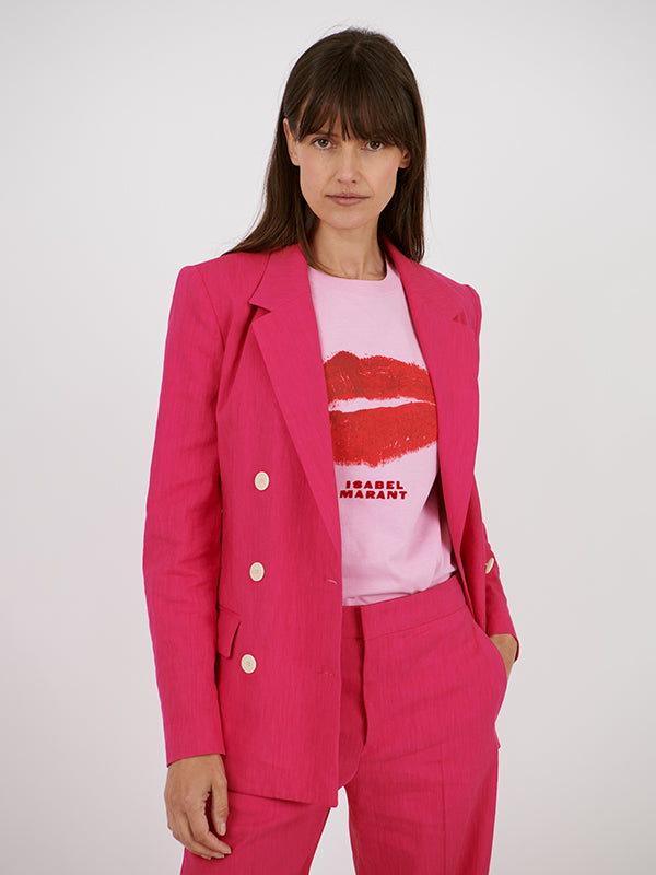 Isabel Marant Sheril Jacket in Fuschia