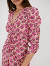 Isabel Marant Albini Dress in Fuschia