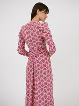 Isabel Marant Albini Dress in Fuschia
