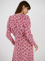 Isabel Marant Zarga Top in Fuschia