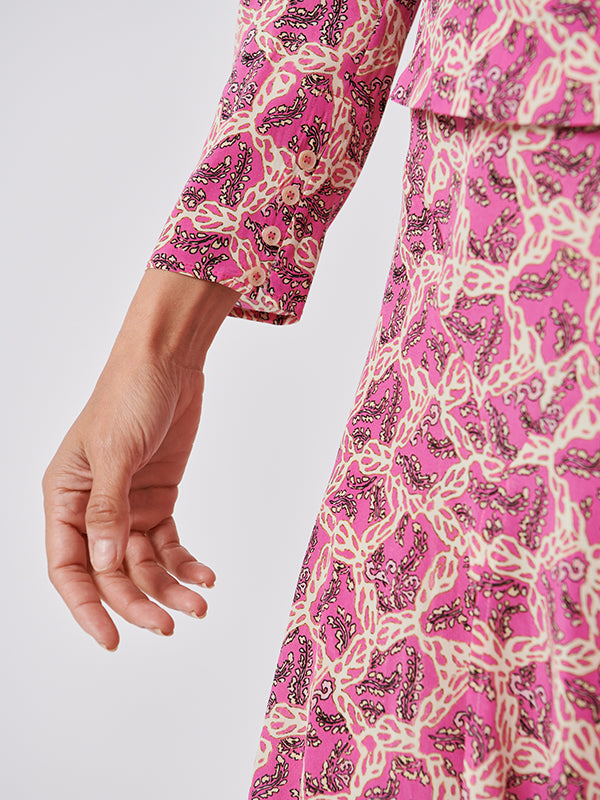 Isabel Marant Zarga Top in Fuschia