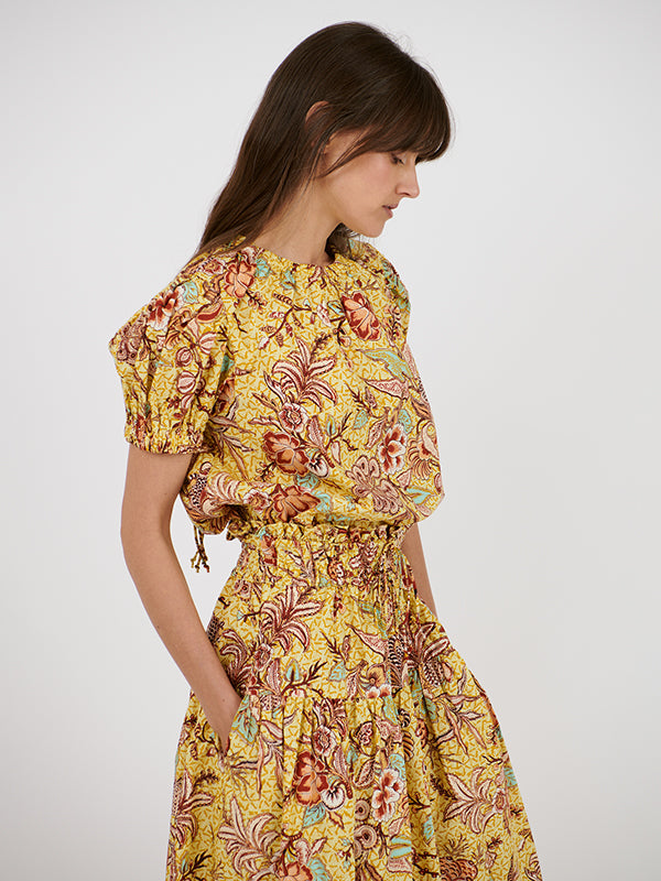 Ulla Johnson Kyra Skirt in Calla Lily
