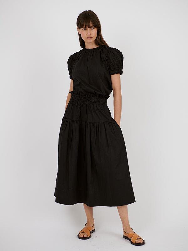 Ulla Johnson Kyra Skirt in Noir