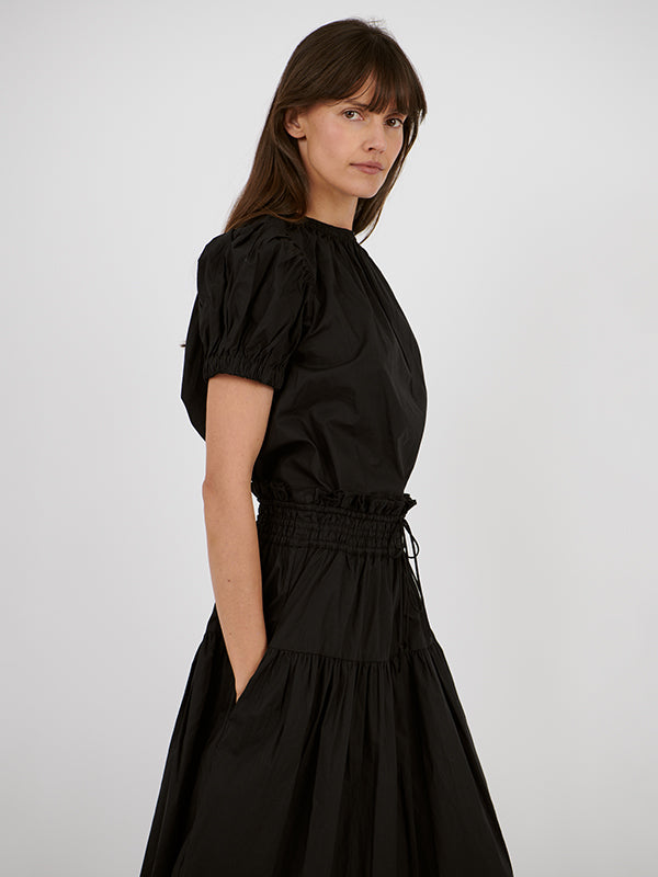 Ulla Johnson Kyra Skirt in Noir