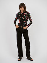 ULLA JOHNSON Wren Top in Nocturne