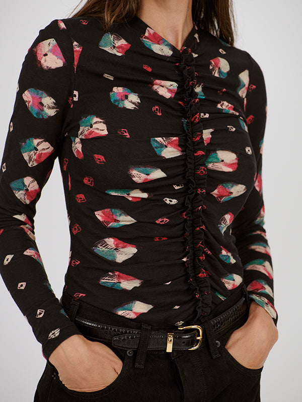 ULLA JOHNSON Wren Top in Nocturne