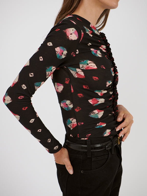 ULLA JOHNSON Wren Top in Nocturne
