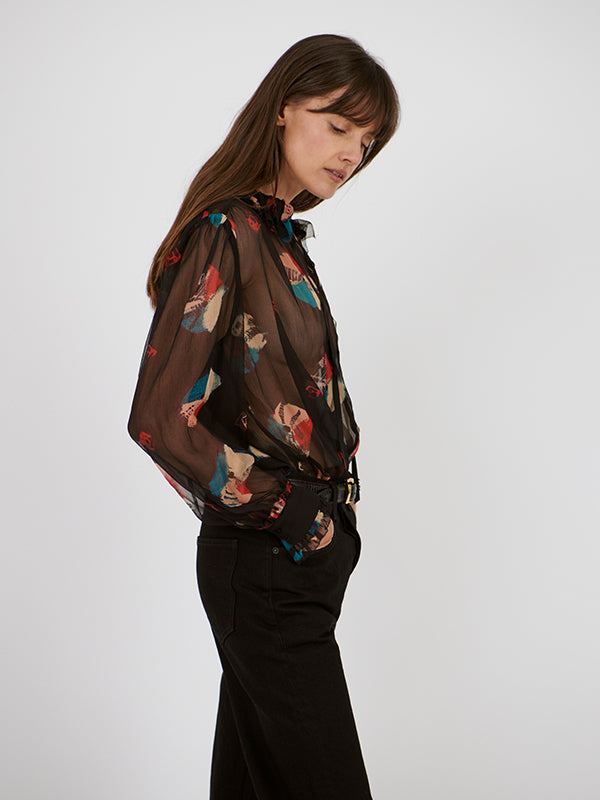 Ulla Johnson Pippa Blouse in Nocturne