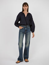 Ulla Johnson Juliette Blouse in Midnight