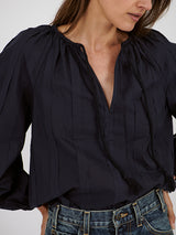Ulla Johnson Juliette Blouse in Midnight