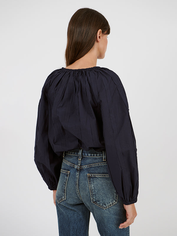 Ulla Johnson Juliette Blouse in Midnight