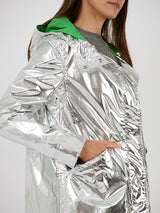 Double Face Parka and Silver/Green