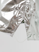 Double Face Parka and Silver/Green