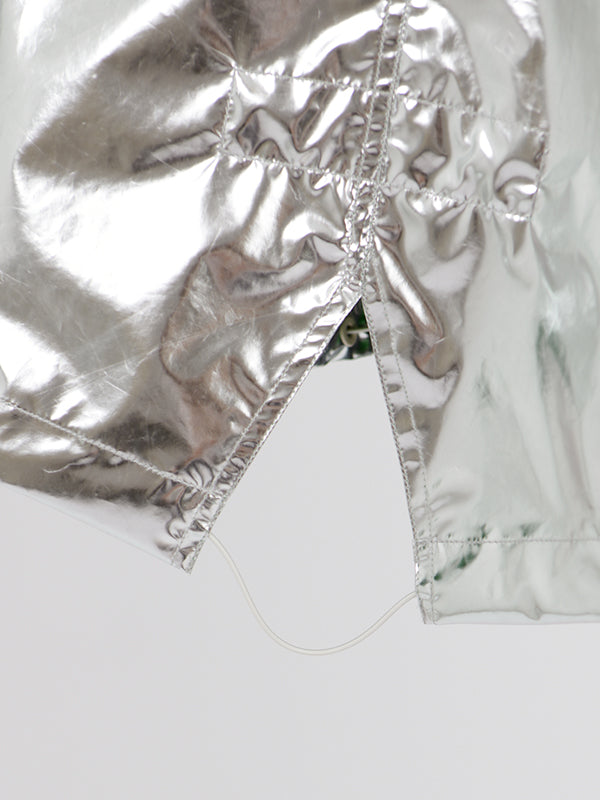 Double Face Parka and Silver/Green