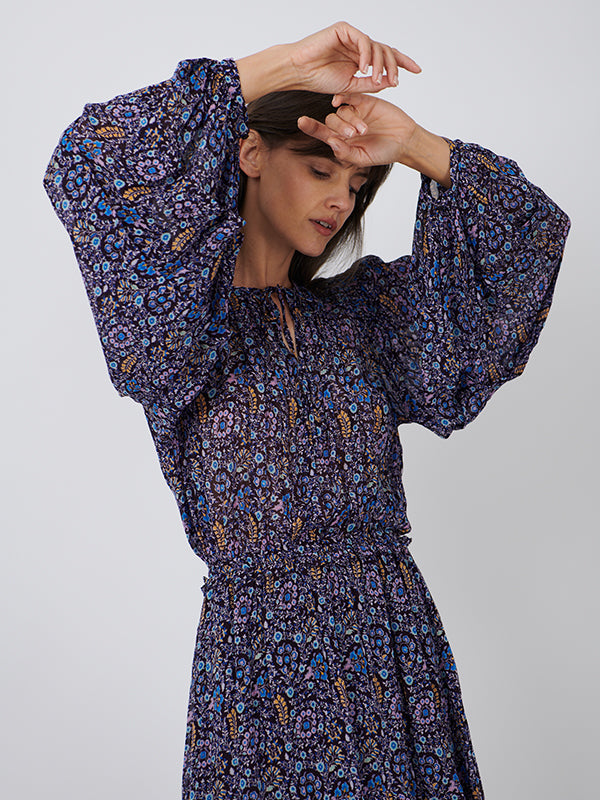 Isabel Marant Etoile Naema Dress in Midnight