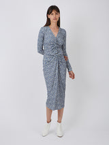 Isabel Marant Etoile Lyss Top in Blue/Ecru