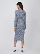 Isabel Marant Etoile Lyss Top in Blue/Ecru
