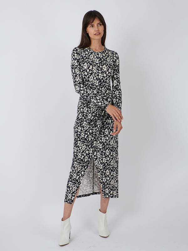 Isabel Marant Lisy Dress in Black/White