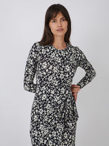 Isabel Marant Lisy Dress in Black/White
