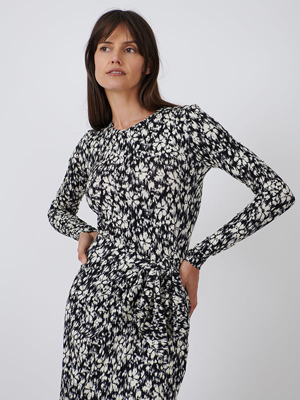 Isabel Marant Lisy Dress in Black/White