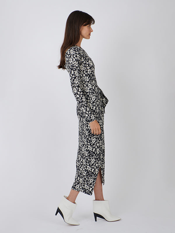Isabel Marant Lisy Dress in Black/White