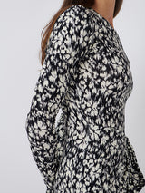Isabel Marant Lisy Dress in Black/White