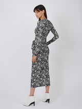 Isabel Marant Lisy Dress in Black/White