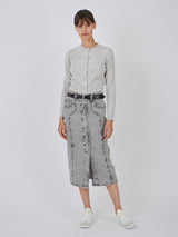 Isabel Marant Etoile Nita Cardigan in Light Grey