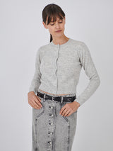 Isabel Marant Etoile Nita Cardigan in Light Grey