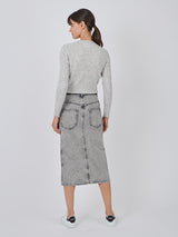 Isabel Marant Etoile Nita Cardigan in Light Grey