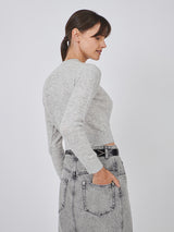 Isabel Marant Etoile Nita Cardigan in Light Grey