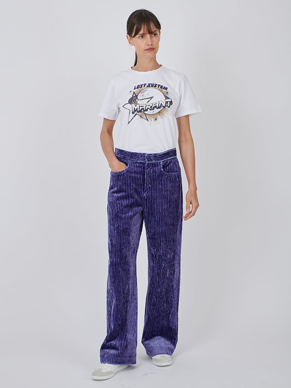 Isabel Marant Daryl Pants in Lavender  Edit alt text