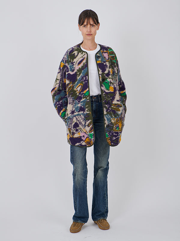 Isabel Marant Himemma Coat in Violet
