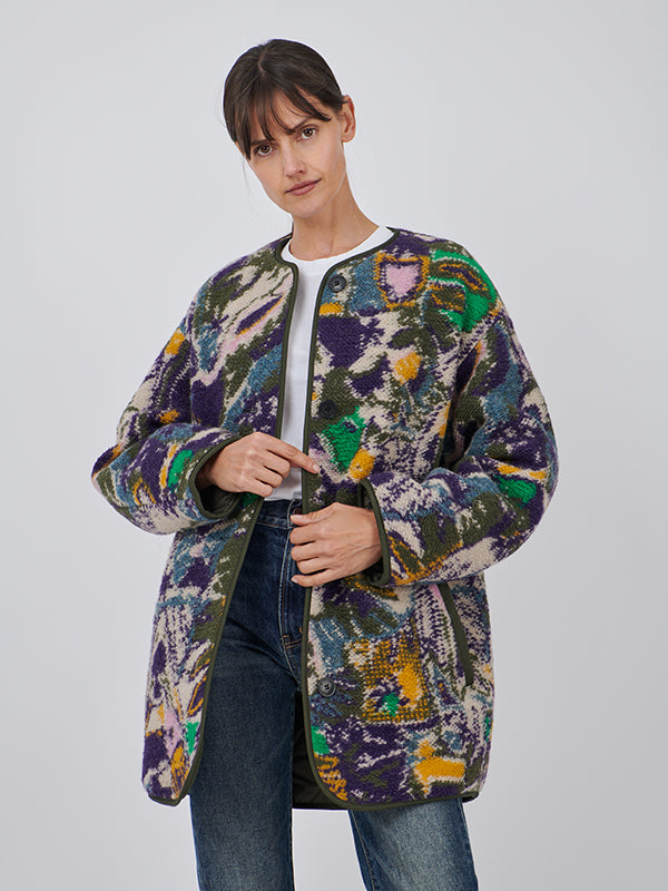 Isabel Marant Himemma Coat in Violet
