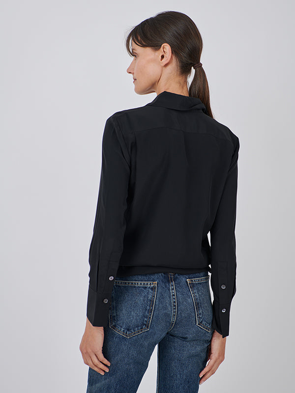 Equipment Leona Shirt in True Black