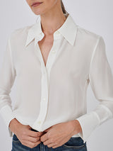 Equipment Leona Shirt in Natural White