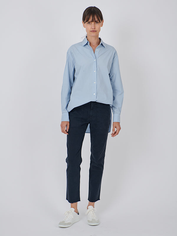 Nili Lotan Yorke Shirt in Light Blue
