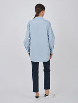 Nili Lotan Yorke Shirt in Light Blue