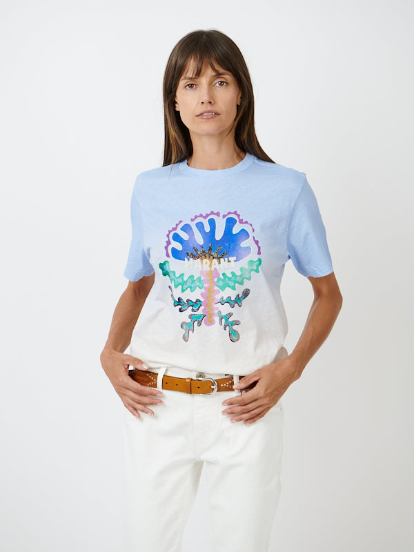 Isabel Marant | Zewel Tee Shirt in Light Blue