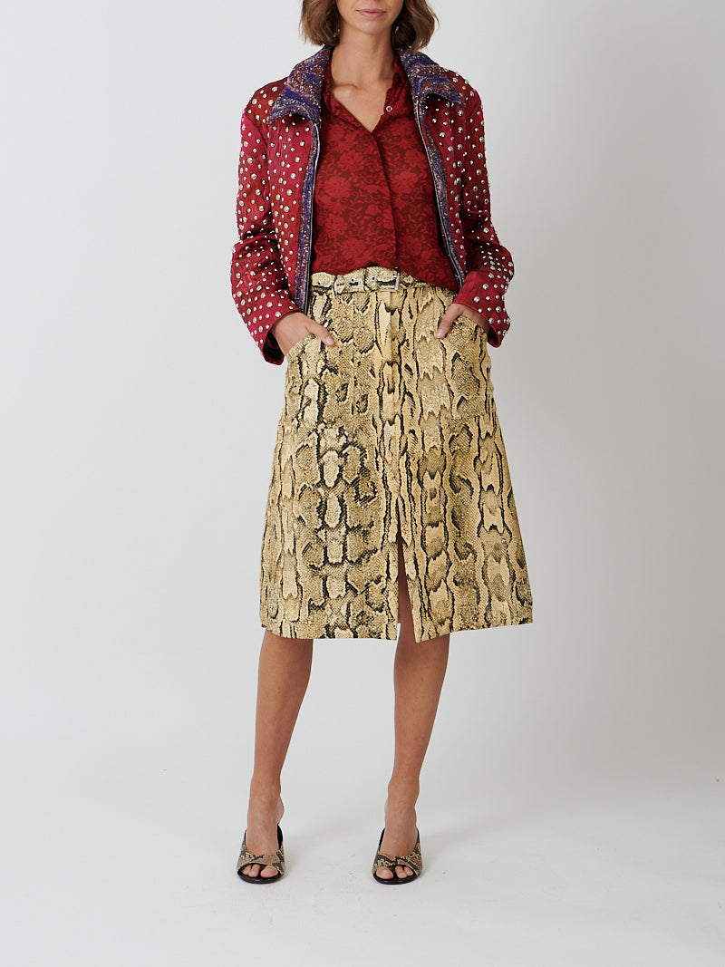 Sheraz Skirt in Beige