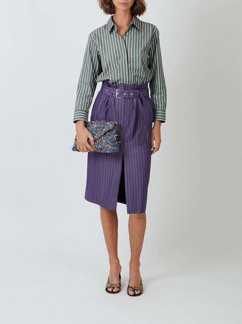 Dries Van Noten | Seaches Skirt in Steel