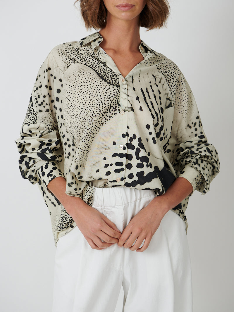 Dries Van Noten | Casia Shirt in Orchid Black